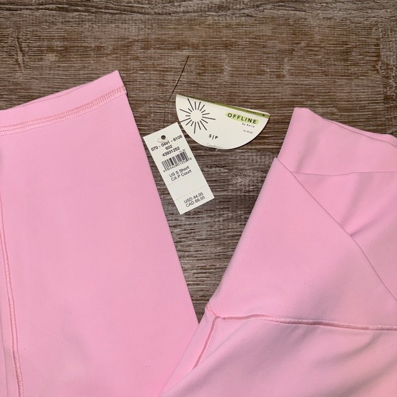 OFFLINE By Aerie Real Me High Waisted Crossover Legging color club pink - Picture 7 of 7
